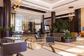 Sala de estar en el lobby