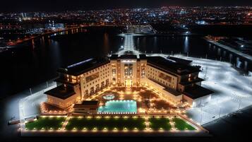 Front of property – evening/night