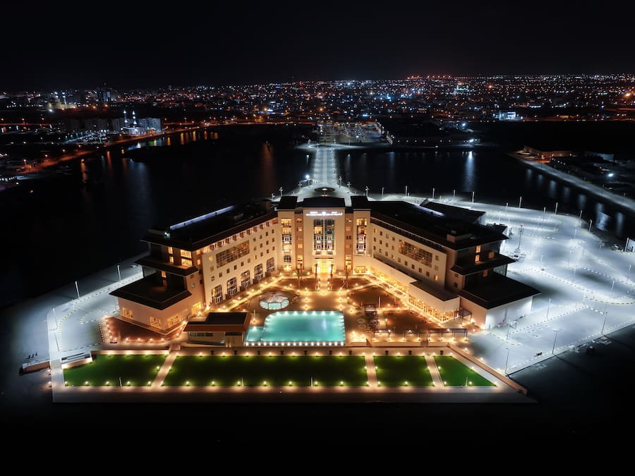 Façade de l’hébergement - soirée/nuit