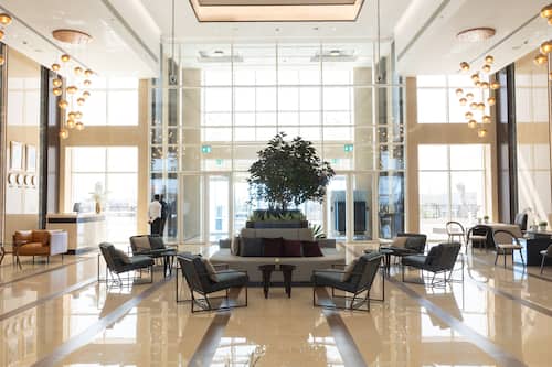 Interior entrance