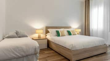2 chambres, fer et planche Ă repasser, Wi-Fi, draps fournis