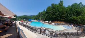 Pool - Awesome 2 Bedroom Chalet With Loft Sleeps 8 Max At Beautiful Big Canoe, GA. (Marble Hill)