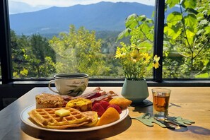 Kontinental frokost er inkludert hver dag