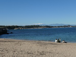 On the beach