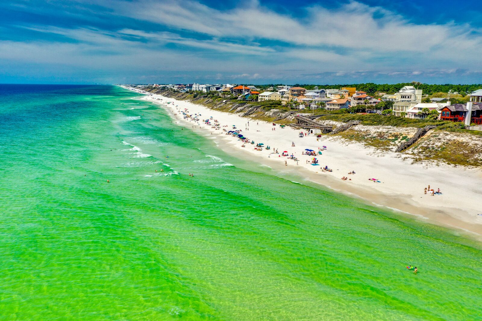 Plage à proximité, chaises longues