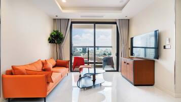 Apartemen Deluks, 3 kamar tidur, dapur, pemandangan kota | Pemandangan dari kamar