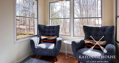 The Katonah House at Lake Mokoma - Pet Friendly with Lake, Beach, & Boat Access.
