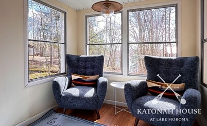The Katonah House at Lake Mokoma - Pet Friendly with Lake, Beach, & Boat Access.