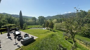 Outdoor dining - Luxury Villa Baloccaia ,Heated Pool Lucca Italy 
8 bedrooms all AC, 9 bathrooms  (Camaiore)