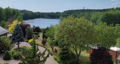 Ferienhaus mit Blick auf den Pfarrsee
