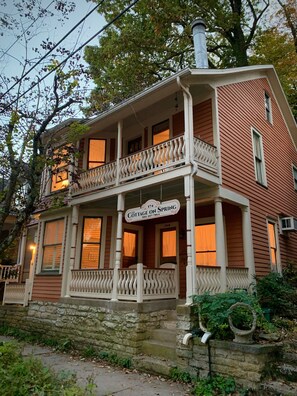 Exterior detail - Cottage on Spring B! The BEST location in town! Entire bottom floor is yours! (Eureka Springs)