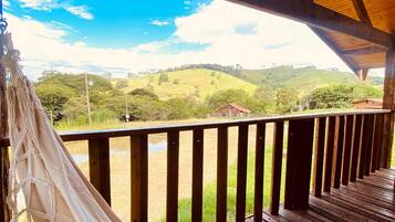 Romantic Chalet, Fireplace, Lake View | Bathroom | Separate tub and shower, jetted tub, rainfall showerhead, hair dryer