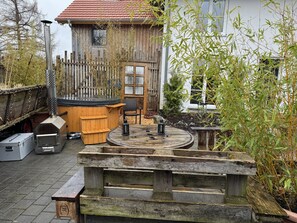 Outdoor dining - Entspannung und Ruhe mit Sauna und Whirlpool - Alpen Relax - Auch mit Haustieren (Obergünzburg)