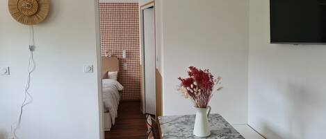 1 bedroom, travel crib, free WiFi, bed sheets