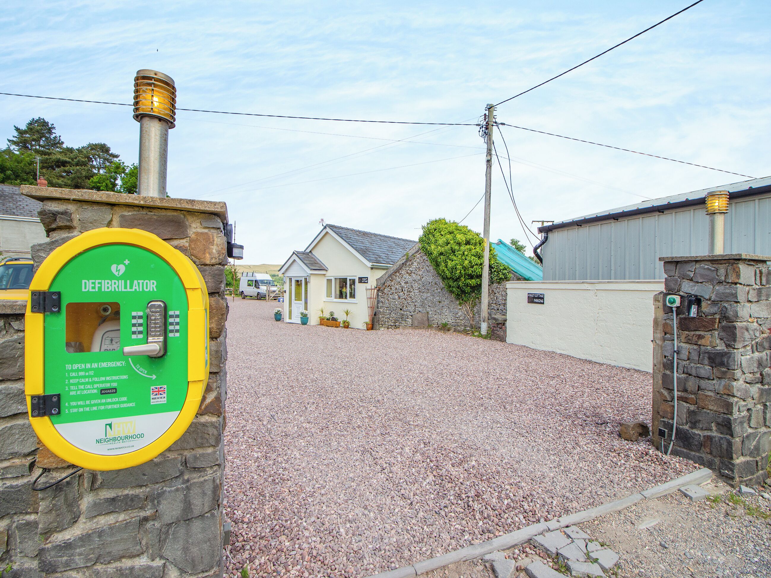 Enceinte de l’hébergement
