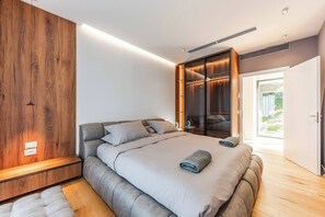 Desk, iron/ironing board, free WiFi, bed sheets - Villa Serenity | Luxury Lakeside Manor by PikHost (Shiroka)