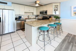 Fridge, microwave, oven, stovetop - Royal Garden Ocean Front 2BR (Murrells Inlet)