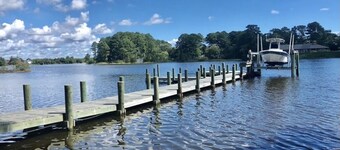 Family retreat with private beach Eastern Shore