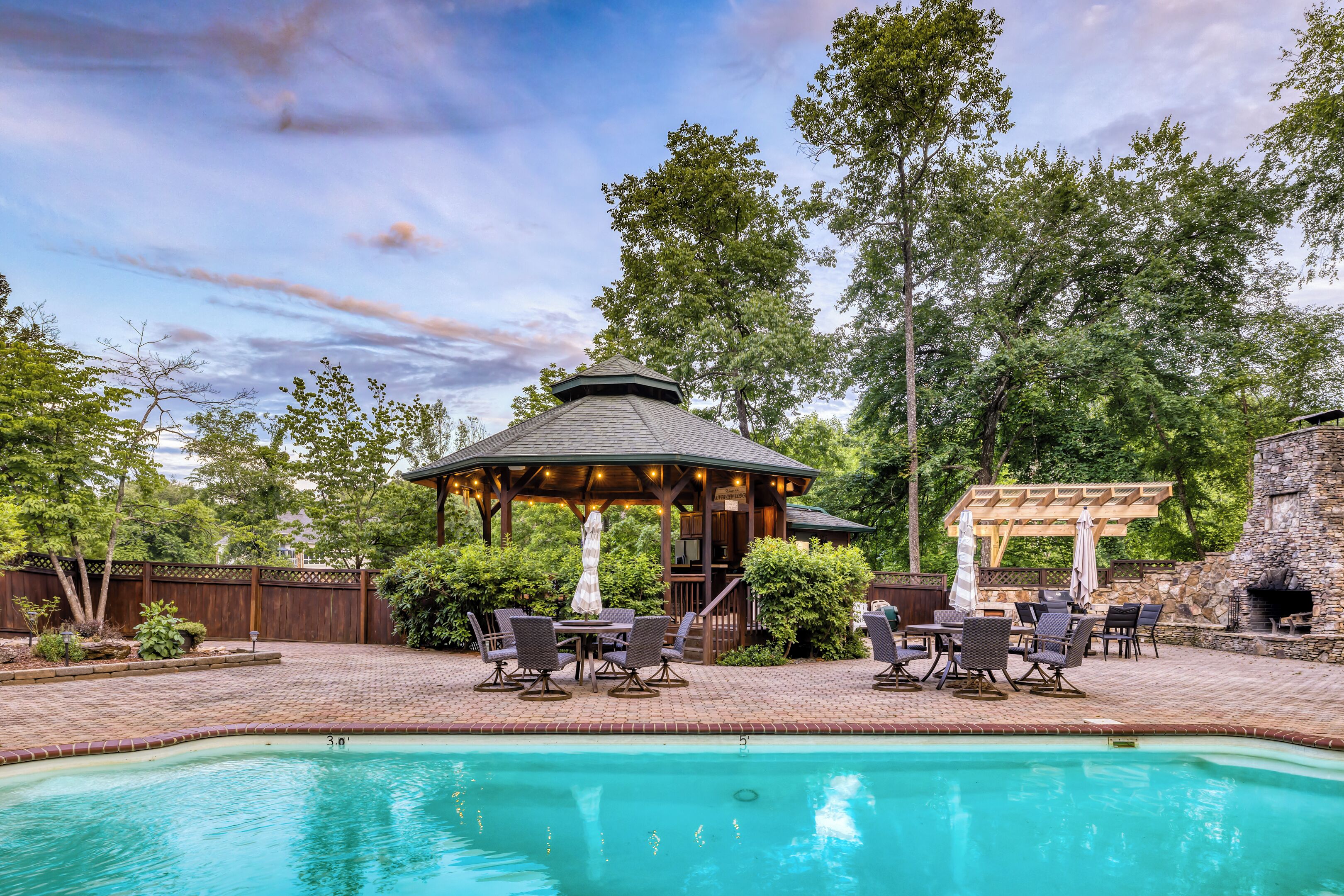 Alberca al aire libre 