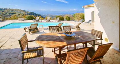 Villa de campagne - 8 pers - Vue sur les mimosas