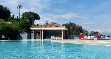 Sweet Apartment in Mandelieu - Pool & tennis court