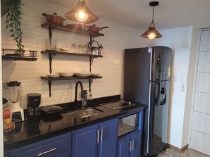 Private kitchen - Studio apartment on the 31st floor in the Historic Center of Bogota
(Bogotá)