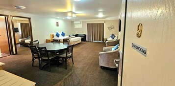 Exclusive Room, 2 Bedrooms, Connecting Rooms, Courtyard View | Desk, iron/ironing board, free WiFi, bed sheets