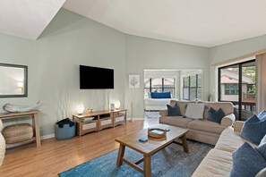 TV connectée, lecteur de DVD, livres