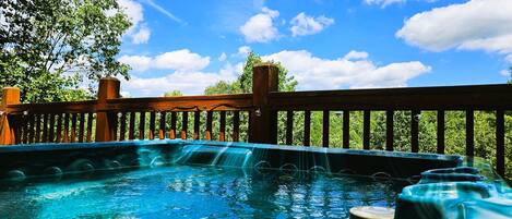 Idromassaggio all'aperto