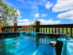 Idromassaggio all'aperto