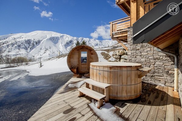 Terrace/patio - Chalet Rebell - Fontcouverte LA Toussuire (FONTCOUVERTE LA TOUSSUIRE)