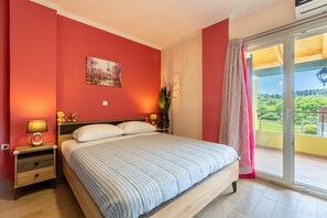 2 makuuhuonetta, silitysrauta/-lauta, ilmainen Wi-Fi, vuodevaatteet