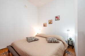 2 makuuhuonetta, vuodevaatteet