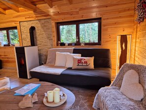 TV - Chalet 'Le Cocon' with Private Terrace and Wi-Fi - Label Valeurs Parc Naturel Régional (La Petite-Pierre)