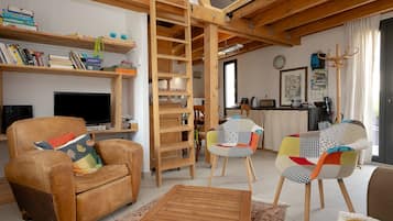 TV, DVD player, table tennis