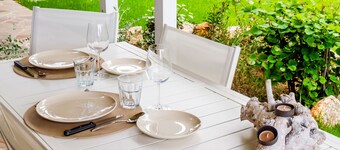 Ferienwohnung 'Appartamento 1' mit privater Terrasse, Gemeinschaftsgarten und Klimaanlage