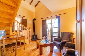 Televisio, takka, DVD-soitin