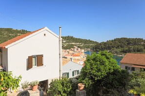 Blick von der Unterkunft