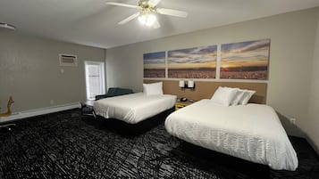 Kamer, 2 queensize bedden, niet-roken | Een strijkplank/strijkijzer, gratis wifi