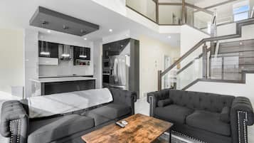 TV connectée, cheminée