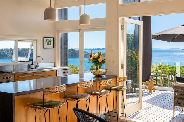 Open plan living and dining