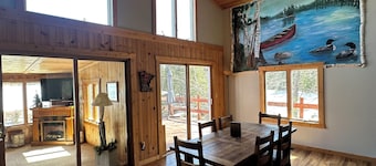 Minnesota lakefront home/cabin near Tower and Ely, close to Bear Head State Park