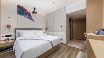 Basic Room, 1 Bedroom, Private Bathroom | 1 bedroom, down comforters, Select Comfort beds, desk