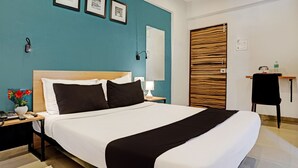 Deluxe Double or Twin Room | Bed sheets - OYO SilverKey Bhumi World (Bhiwandi)