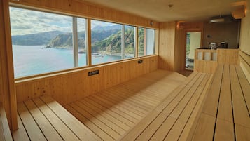 Sauna, boblebad