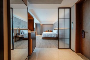 Dobbeltrom for 1 person – business | Oppholdsområde | Smart-TV og smarthøyttalere