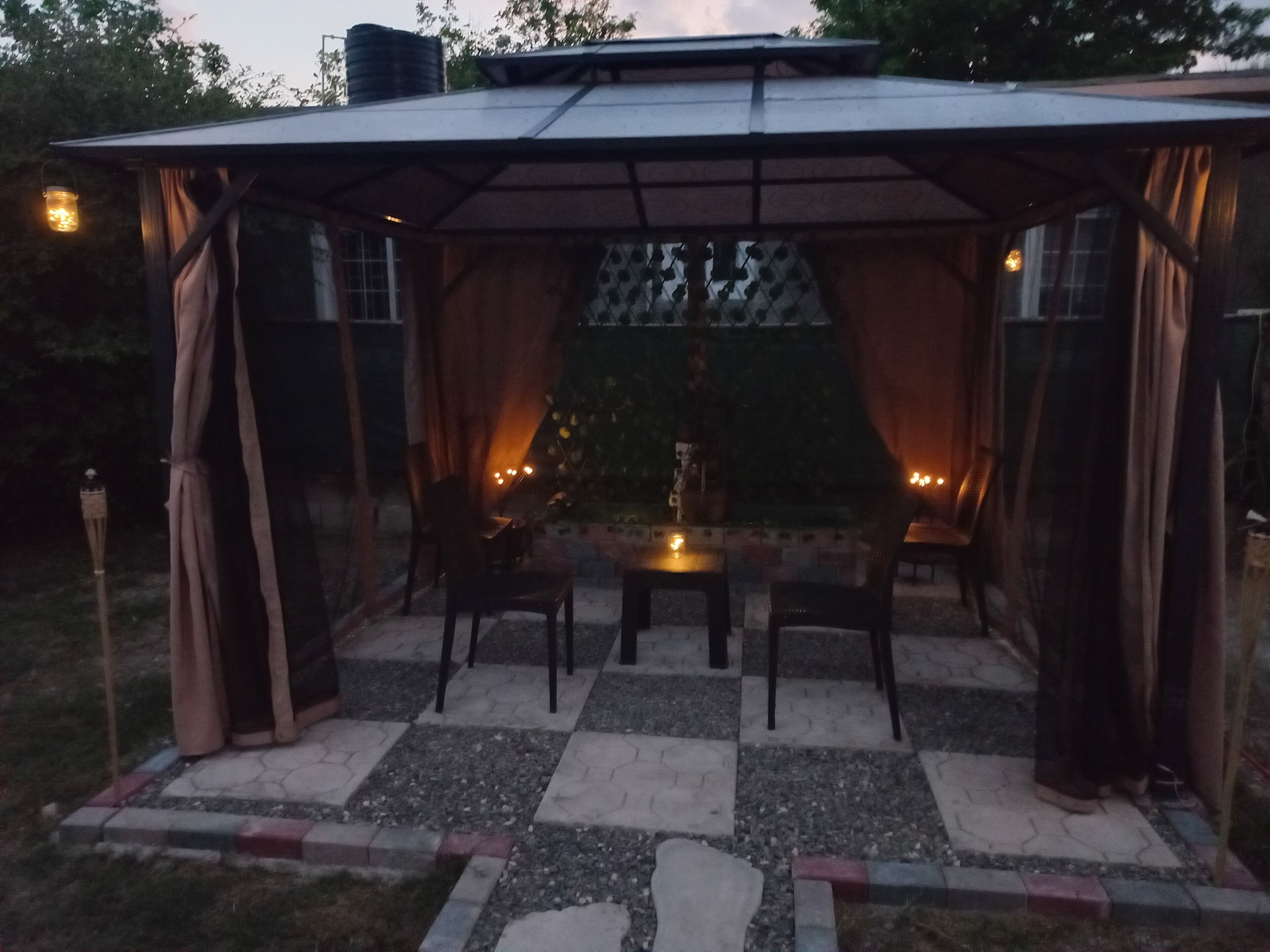 Enceinte de l’hébergement