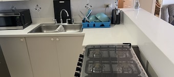 Family cozy apt. 5min to Rio Nuevo Village beach, rafting & horseback riding.