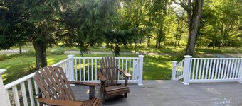 StoneBrook Near Towanda & Sayre PA-Hot Tub-Fire Pit-Mountain Views