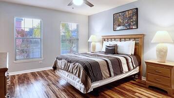 4 bedrooms, individually decorated, individually furnished